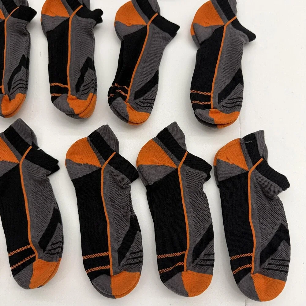 Jzy Qzn Socks Mens Small Multicolor Low Cut Athletic Geometric 18 Pairs Lot